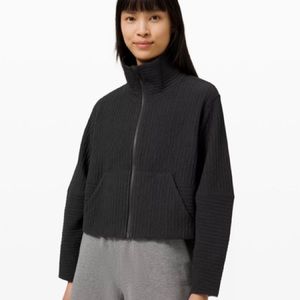 Lululemon textured cropped jacket